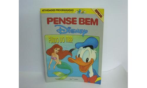 Tec Toy Pense Bem Livro de Atividades Disney Fundo do Mar